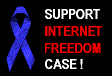 SUPPORT: Blue ribbon campaign for free speech